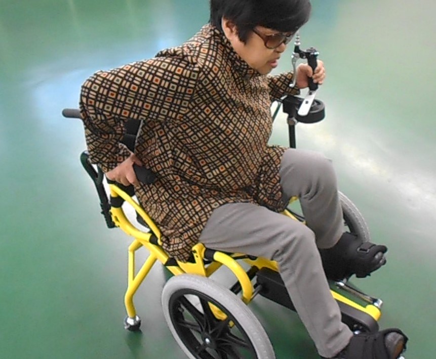福祉用具　足こぎ車いす「コギー」札幌　試乗会